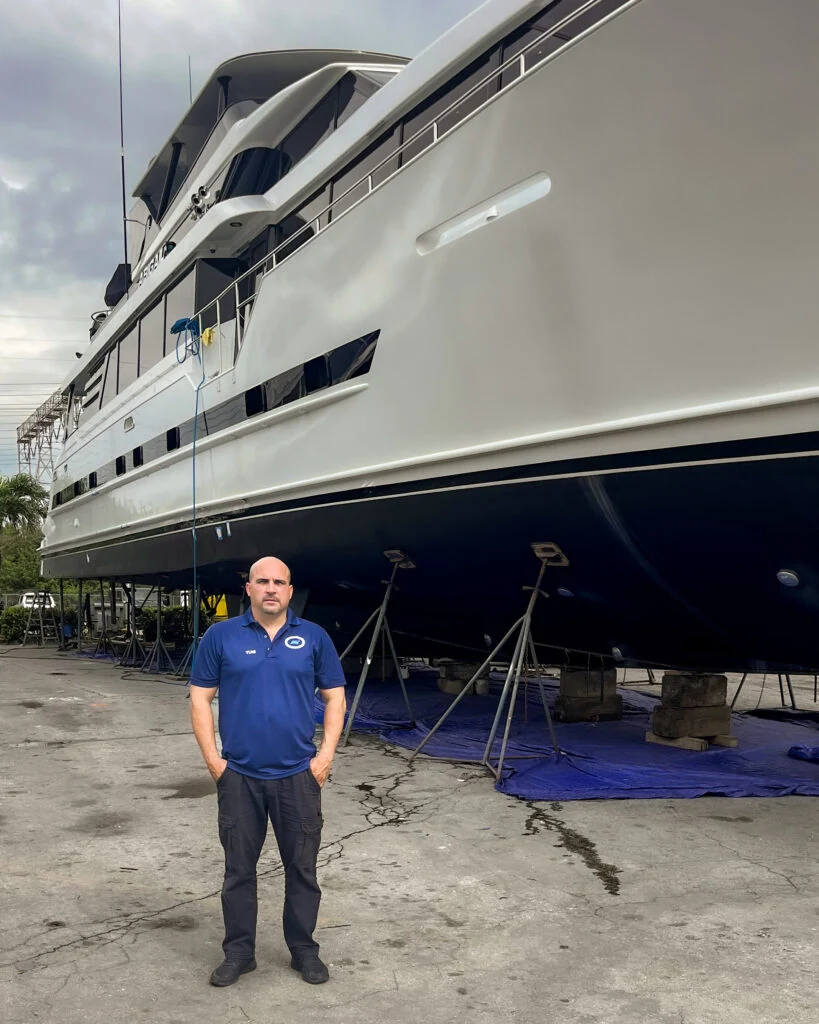 Marine service project by Blue Fin Marine Services